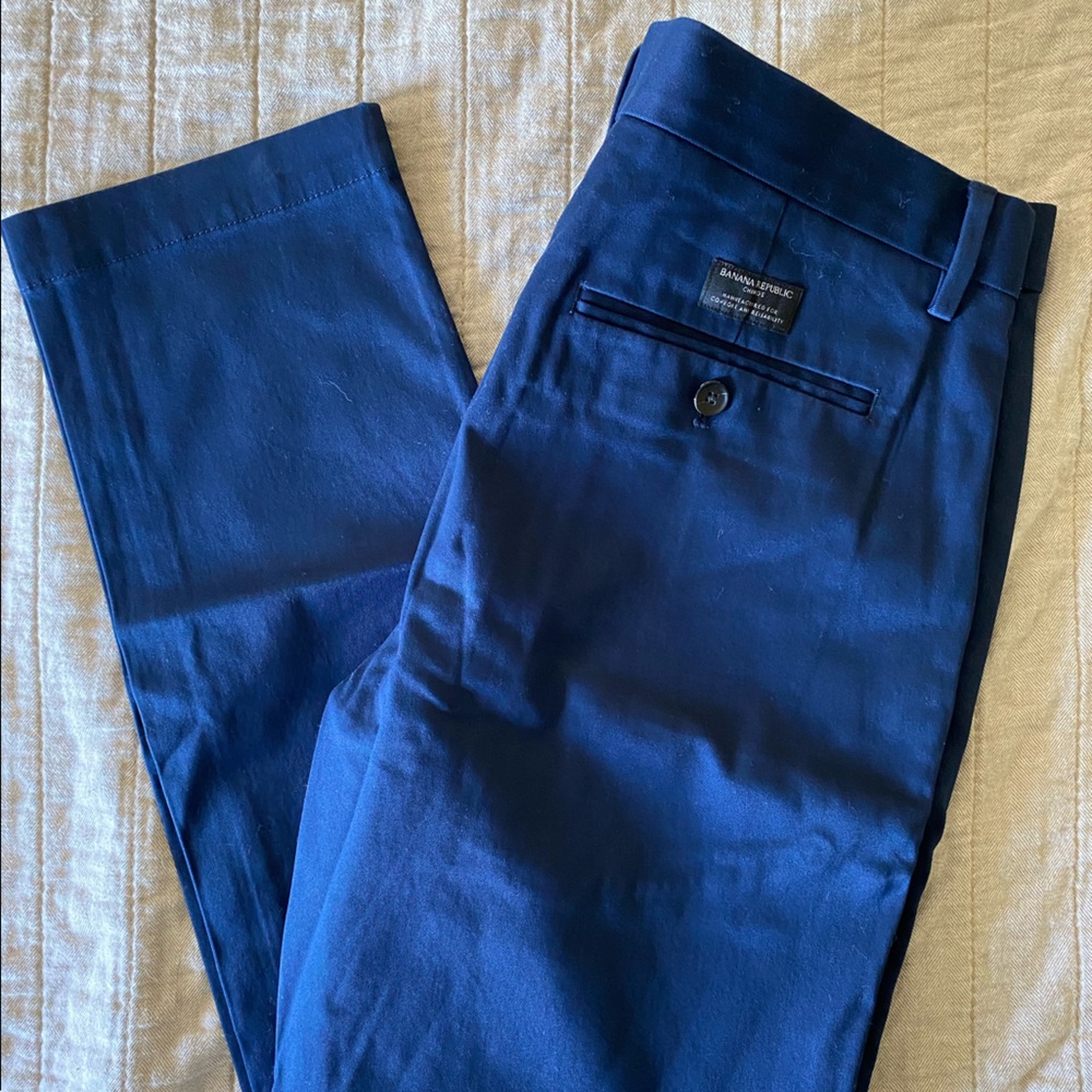 Banana Republic Navy Chino Pants
